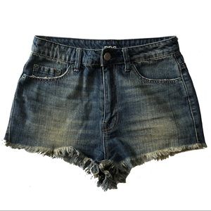 BDG Cut Off Jean Shorts Super High Rise Cheeky